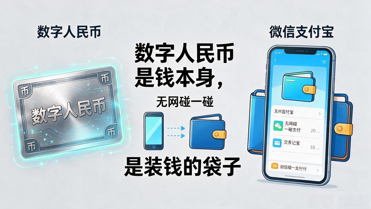 央行解释数字货币_数字人民币与微信支付宝的区别_M0现金电子化含义