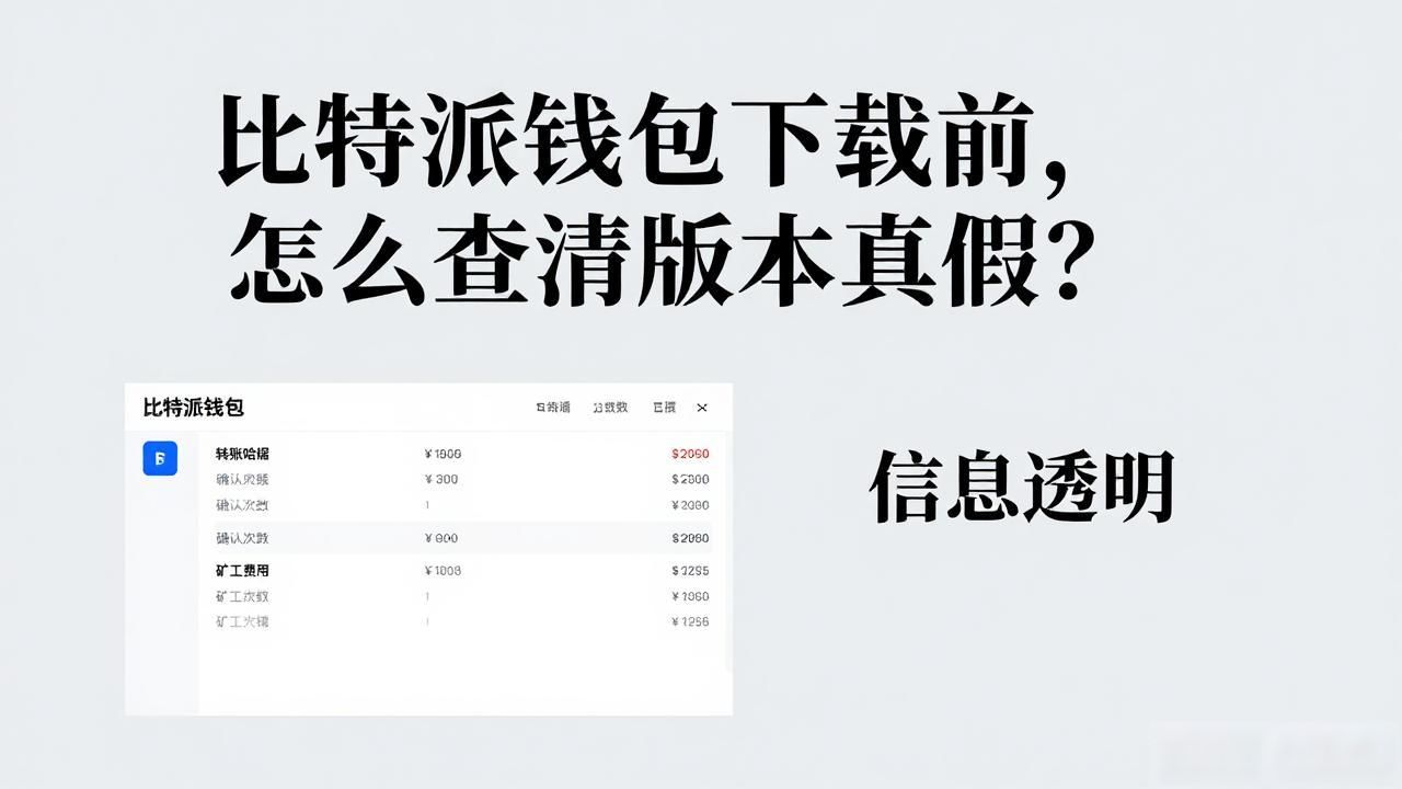 比特派钱包下载官方校验码_安装权限核对_如何在比特派钱包下载中实现信息透明？
