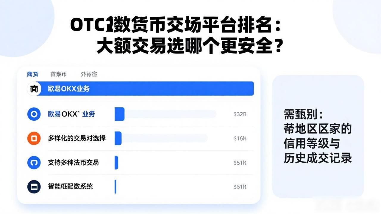 otc数字货币交易平台排名_大额资金OTC交易的价格优势_靠谱的数字货币OTC交易渠道推荐