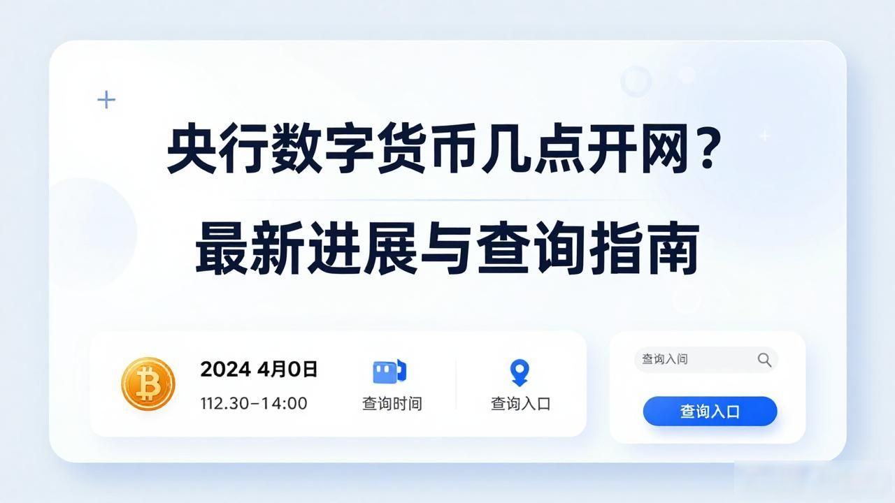 央行数字货币几点开网_数字人民币APP开网时间查询_数字人民币试点城市开网时间