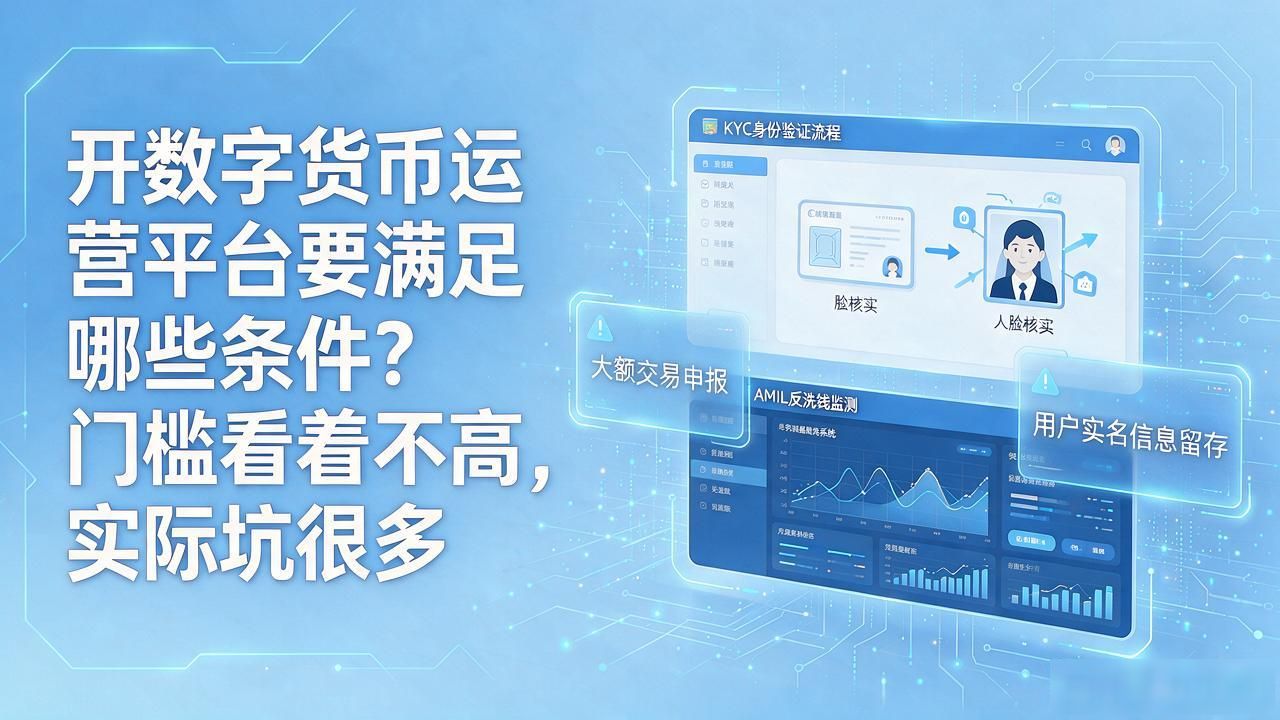 数字货币运营条件要求_数字货币运营牌照_合规要求