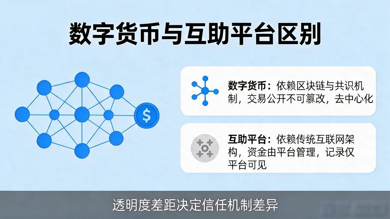 数字货币跟互助区别_数字货币的核心属性_数字货币和网络互助的区别
