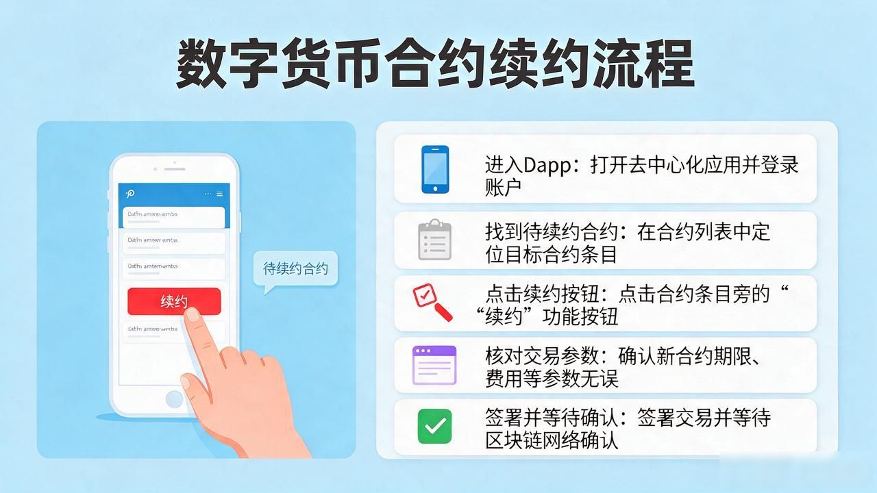 交易平台VIP服务续期步骤_数字货币续约流程图片_数字货币智能合约续约流程