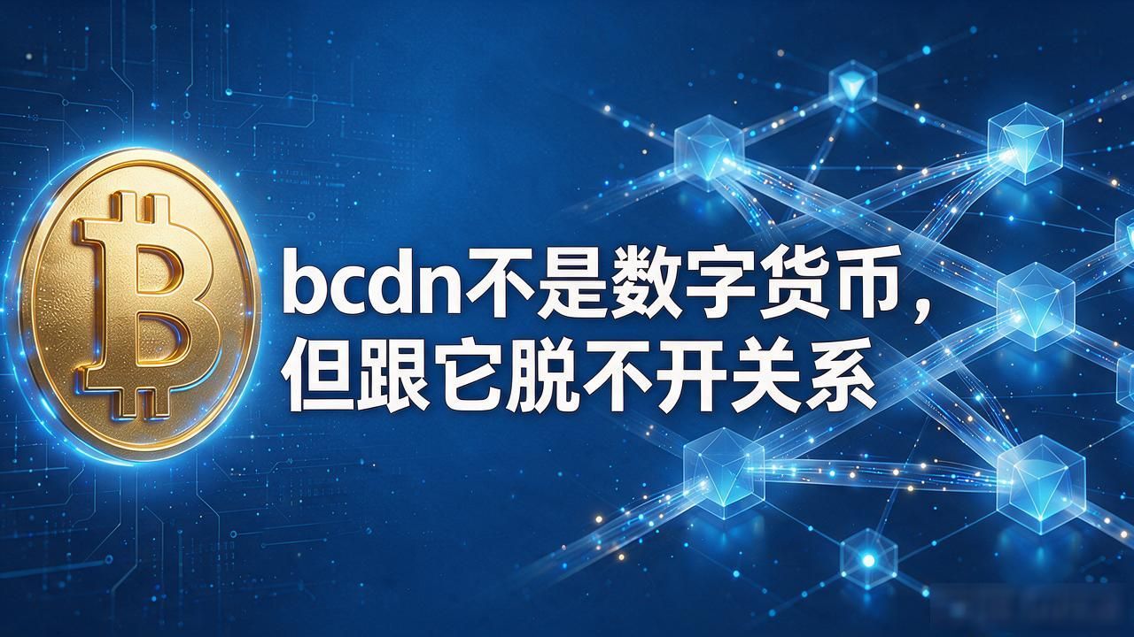 bcdn 数字货币_去中心化CDN节点代币激励模式_BCDN和数字货币的区别