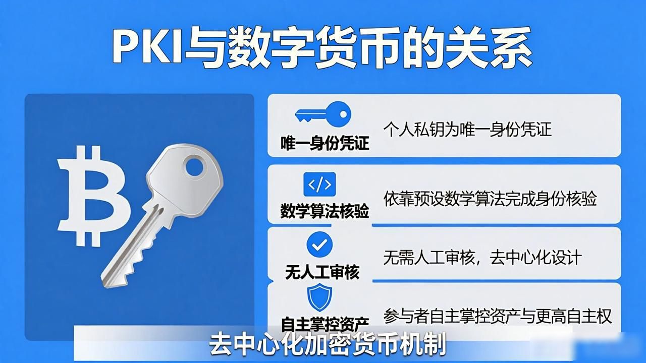 PKI技术与数字货币有联系吗_数字货币密钥对与PKI技术的区别  PKI技术中心化信任模型  数字货币去中心化身份验证