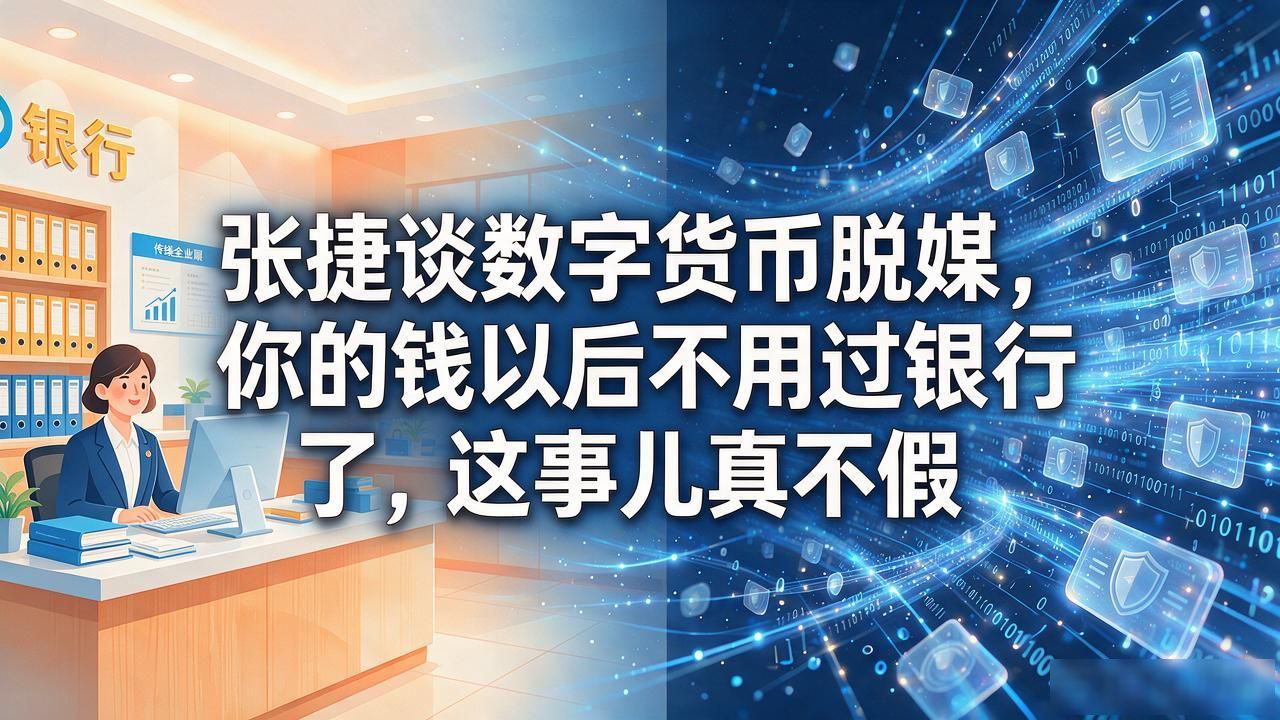 张捷数字货币脱媒_数字货币脱媒 银行存贷利差 资金流转路径