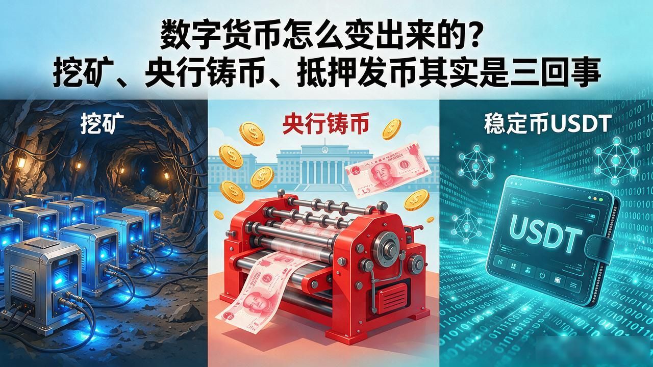 数字货币是如何产生的_数字货币怎么变出来的_比特币与央行数字货币区别