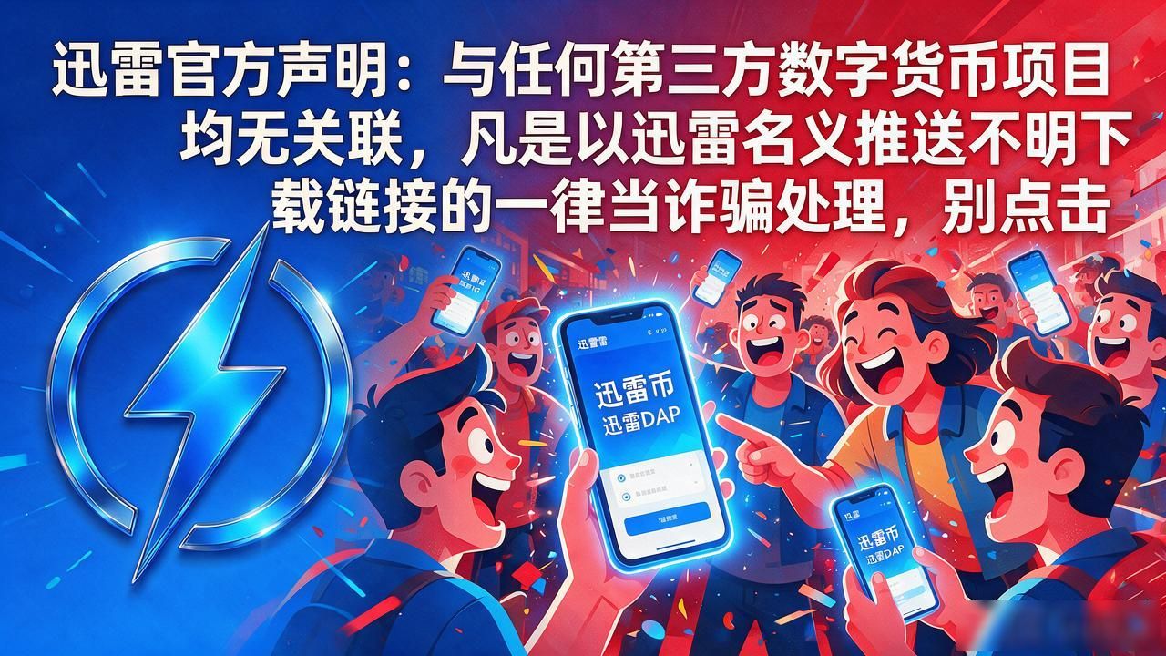 迅雷数字货币有钱包吧_迅雷是否发行数字货币钱包_迅雷官方辟谣第三方加密项目