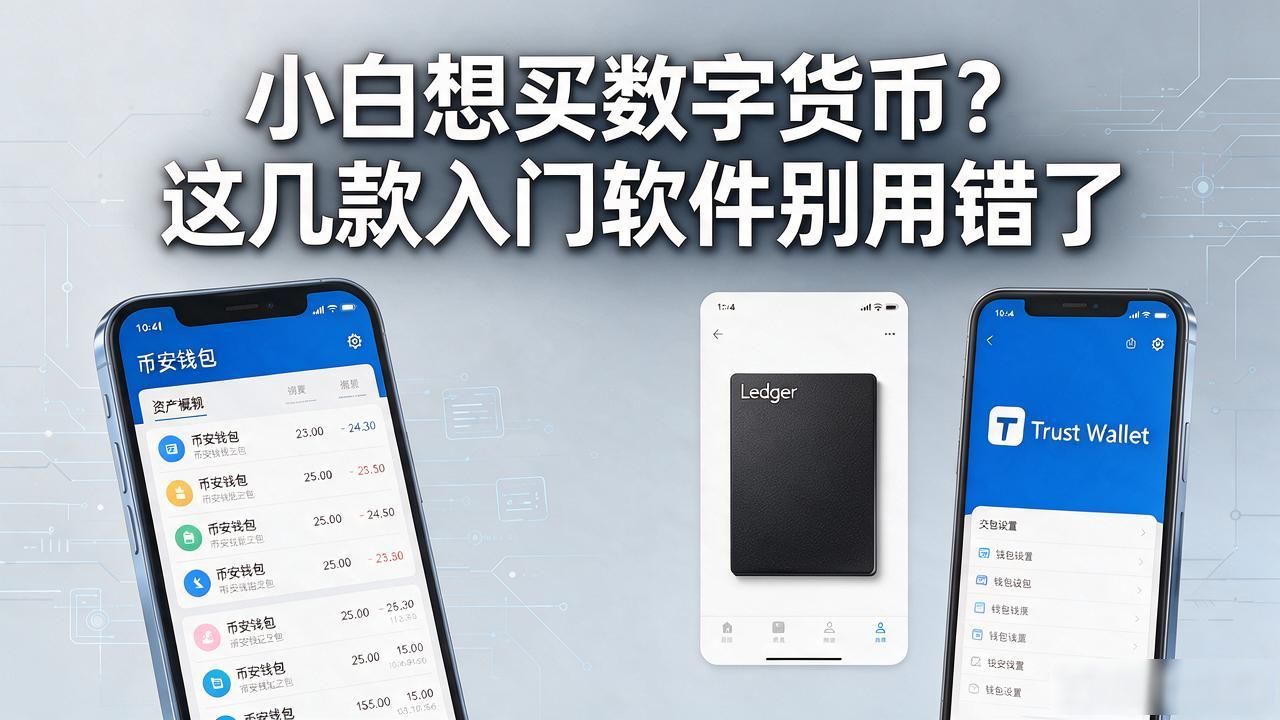 数字货币入门必备交易所APP推荐_新手如何选择合适的数字钱包软件_数字货币入门软件