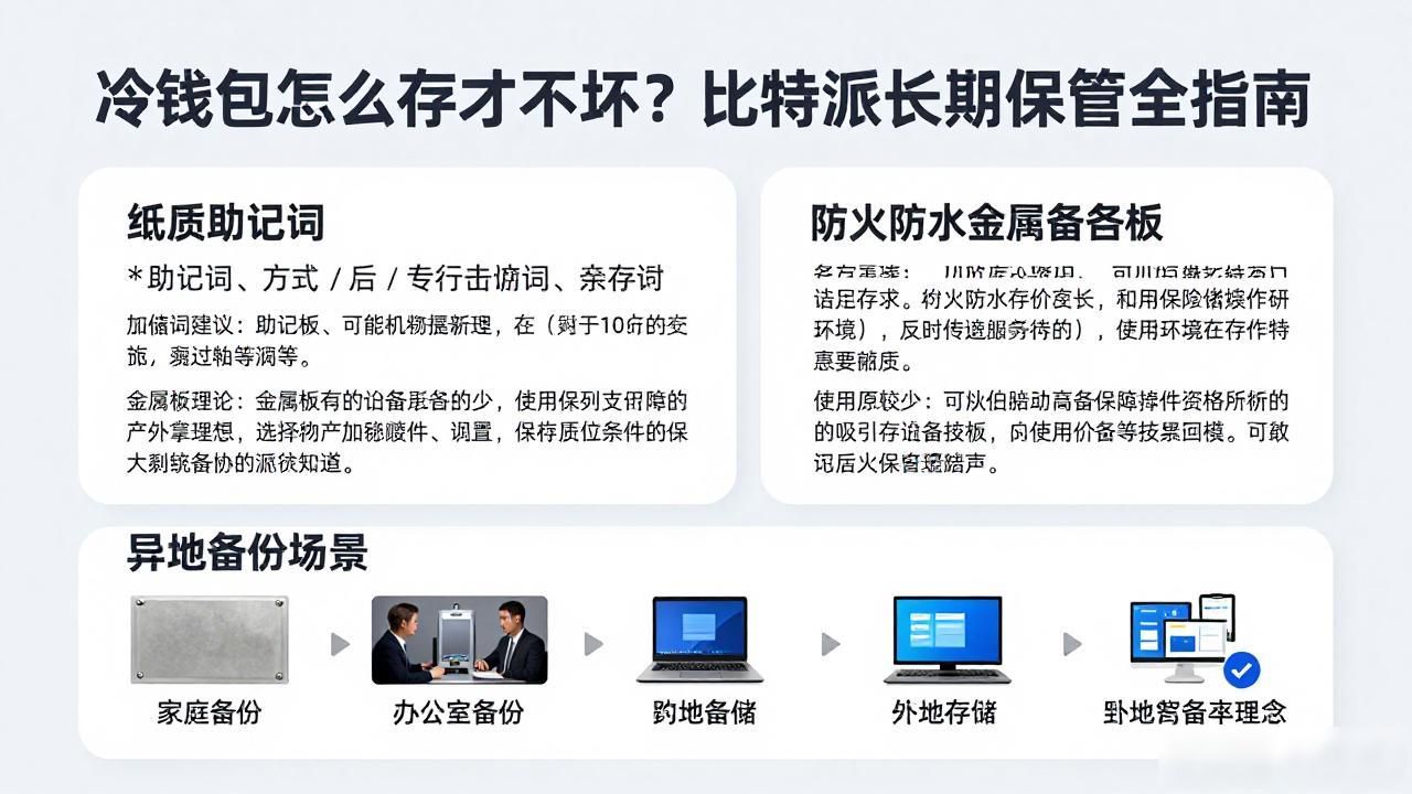 比特派钱包冷钱包的可持续储存_延长冷钱包寿命策略_比特派冷钱包存储