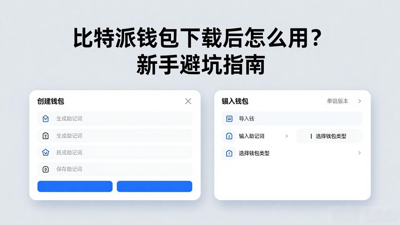 如何处理比特派钱包手机版下载后的问题_创建导入钱包流程_比特派钱包助记词备份