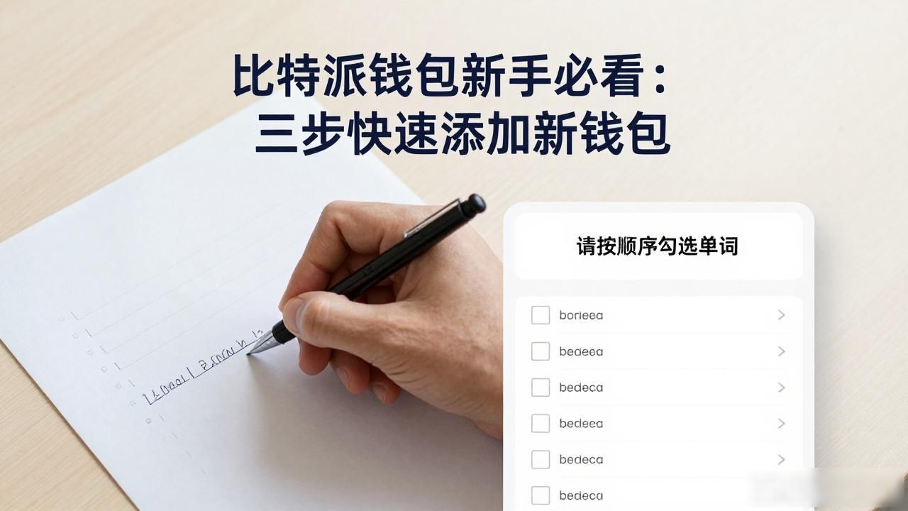 比特派钱包助记词备份_比特派钱包的简易添加钱包方式_比特派钱包创建