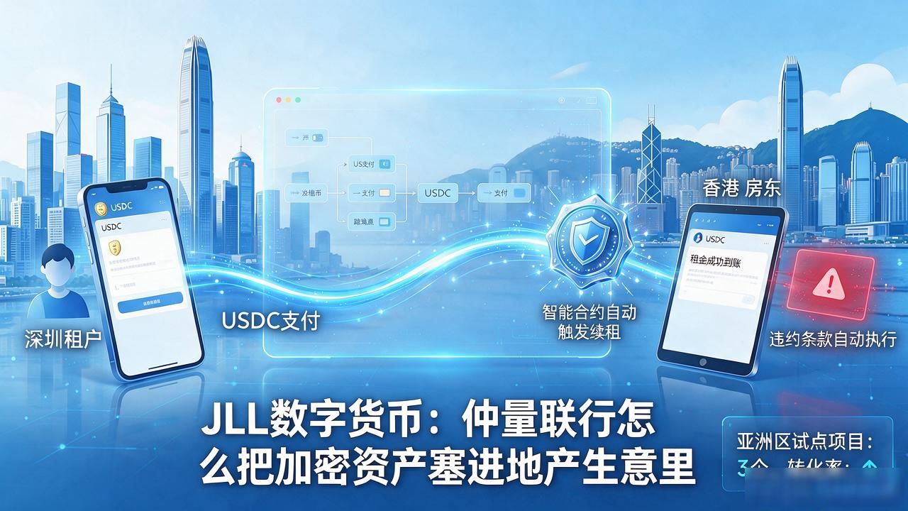 JLL数字货币_JLL数字货币 商业地产代币化 Tokenization稳定币结算
