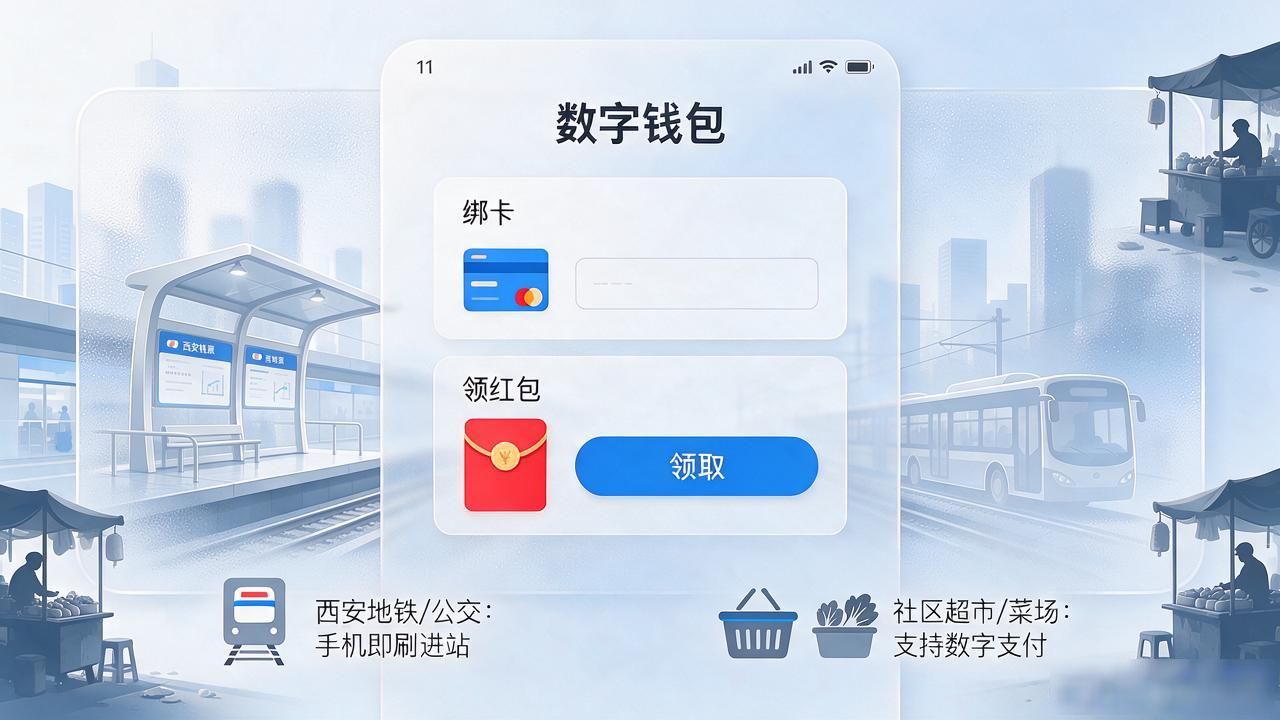 西安数字人民币试点_陕西西安数字货币_面馆数字人民币收款