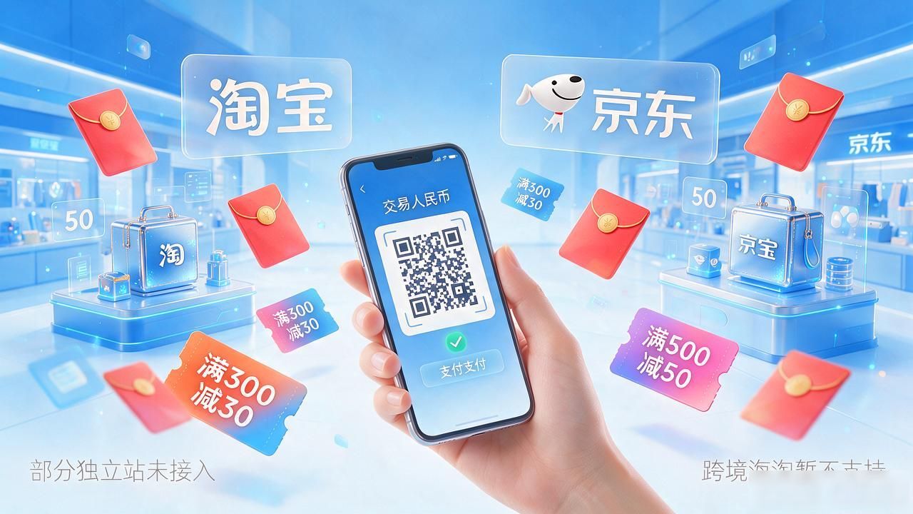 央行数字货币能网购吗_数字人民币电商平台接入_数字人民币网购