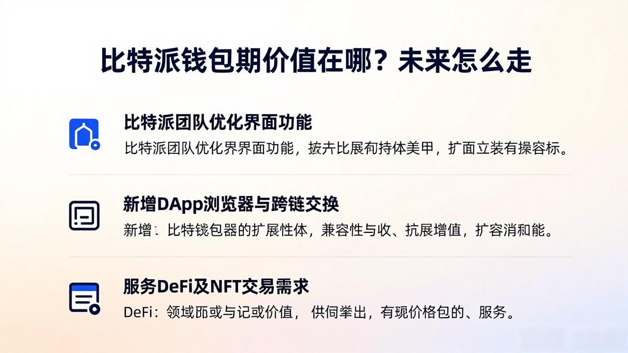 比特派官网迭代方向与用户体验_用户总结：比特派钱包app官网的长期价值与未来展望_比特派钱包安全与兼容优势