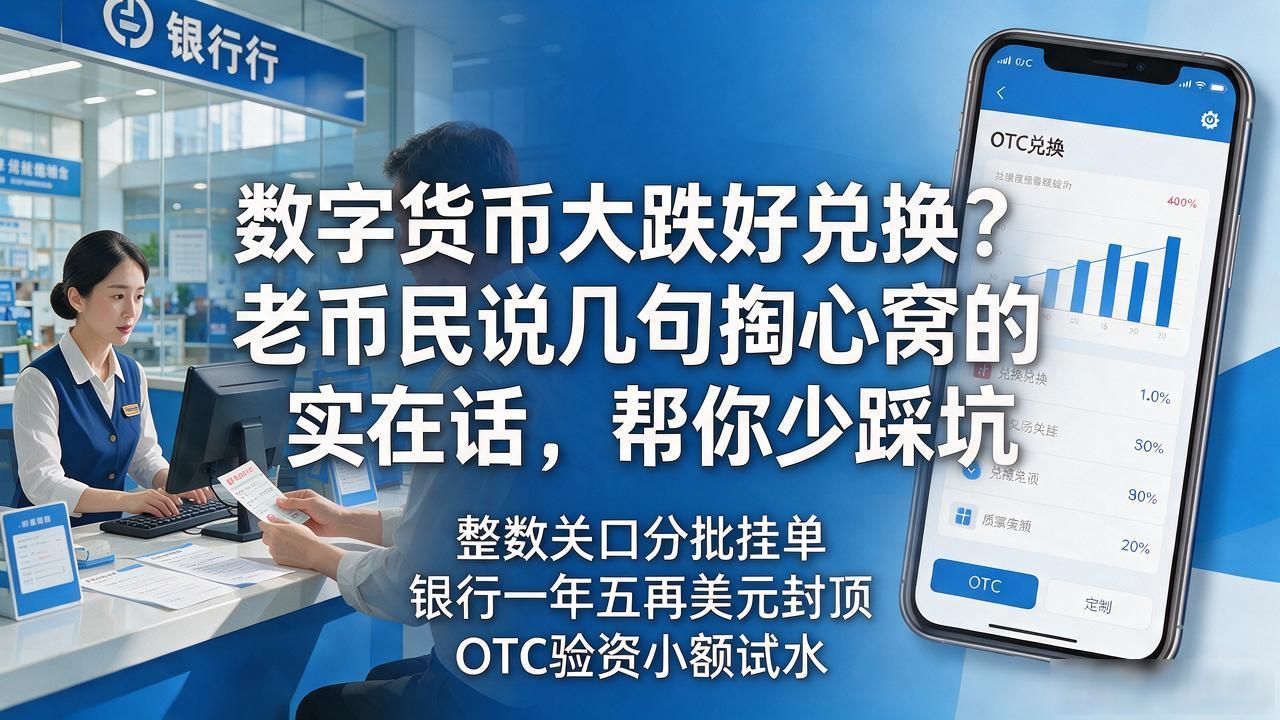 交易所与OTC兑换手续费对比_数字货币大跌好兑换_币圈大跌USDT换回人民币时机