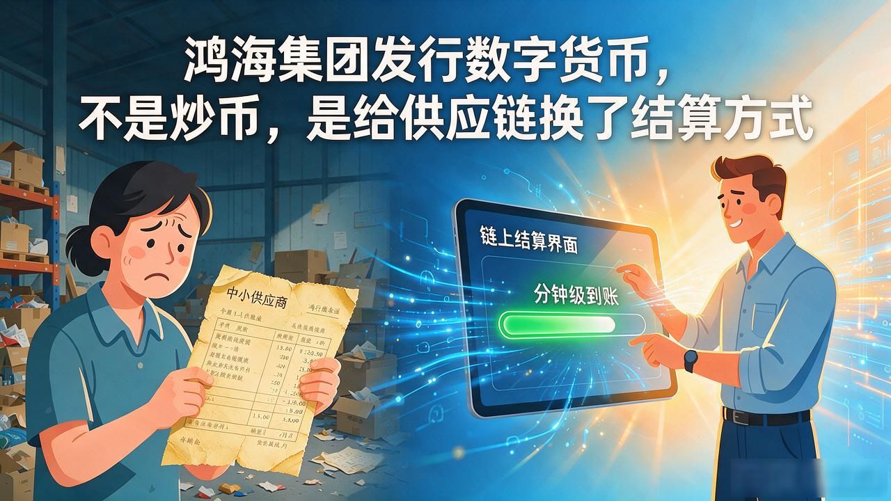鸿海集团数字货币 联盟链结算 供应链数字信用体系_鸿海集团发行数字货币