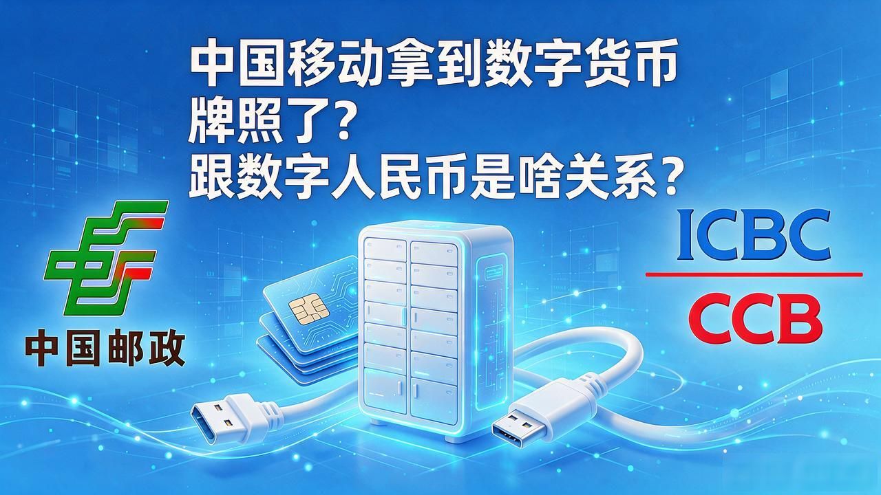 中国移动数字货币牌照_移动数字货币牌照_运营商数字人民币场景