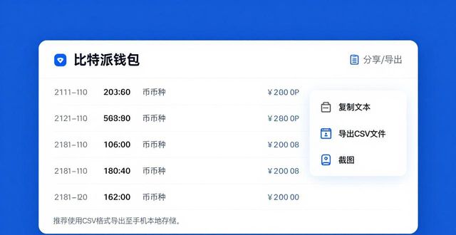 比特派钱包怎么导出私钥_如何在比特派钱包下载官方app中导出交易记录?_比特派钱包卖币