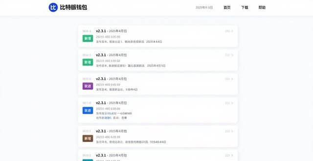 比特派钱包使用教程_比特派钱包imtoken_如何在比特派官网寻找比特派手机钱包的更新日志，获取最新功能与改进信息？